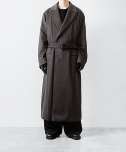 新品 ssstein CNOTRAST BREASTED LAPELS COAT stein / シュタイン】CONTRAST SINGLE BREASTED WIDE LAPELS COAT