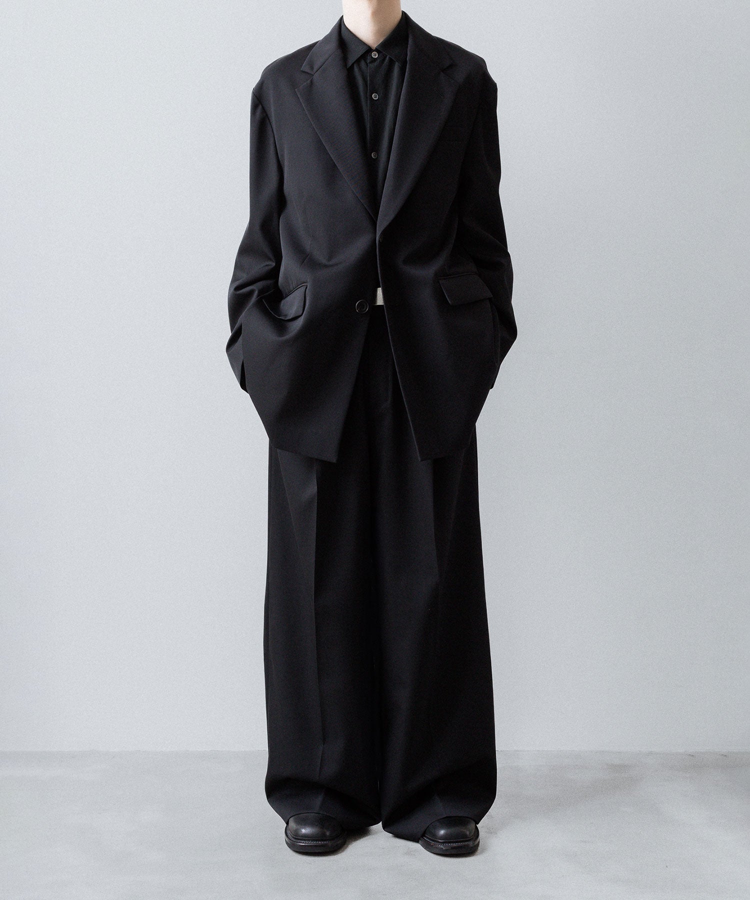 ssstein(シュタイン)のOVERSIZED SINGLE BREASTED LONG JACKET - BLACKの公式通販サイトsession福岡セレクトショップ