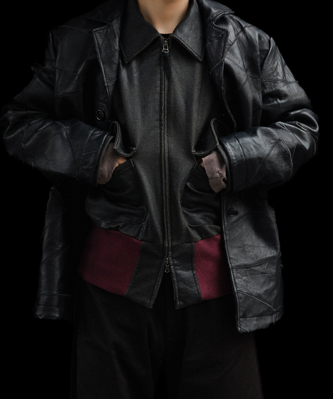ANTHEM A アンセムエーのCRACK TERRY BLOUSONのBROWN 公式通販サイトsession福岡セレクトショップ