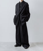 画像をギャラリービューアに読み込む, ssstein(シュタイン)のOVERSIZED SINGLE BREASTED LONG JACKET - BLACKの公式通販サイトsession福岡セレクトショップ
