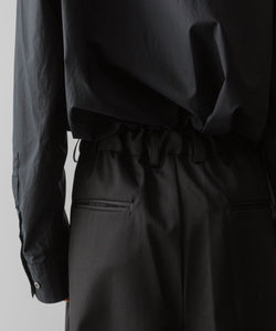 ssstein(シュタイン)の24AWコレクション OVERTUCKED EXTRA WIDE TROUSERS - DARK CHARCOAL 公式通販サイトsession福岡セレクトショップ