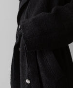 画像をギャラリービューアに読み込む, 【Fujimoto】REVERSIBLE LESS SEWING COAT - BLACK
