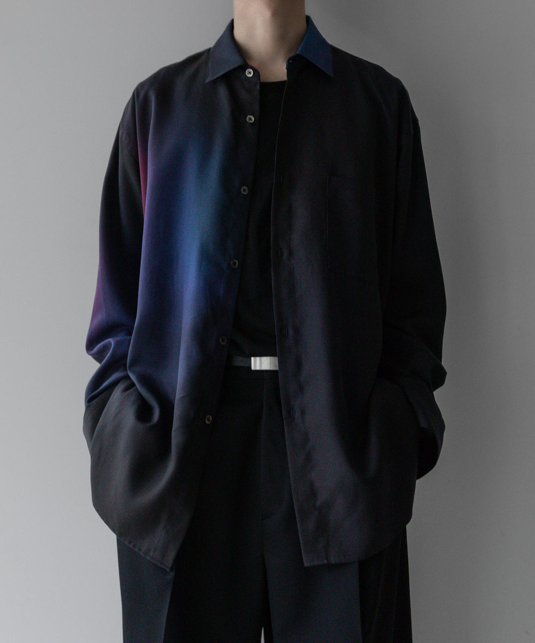【stein】ssstein シュタインのOVERSIZED TENCEL LS SHIRT - GRADATION公式通販サイトsession福岡セレクトショップ