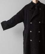 画像をギャラリービューアに読み込む, 【Fujimoto】REVERSIBLE LESS SEWING COAT - BLACK
