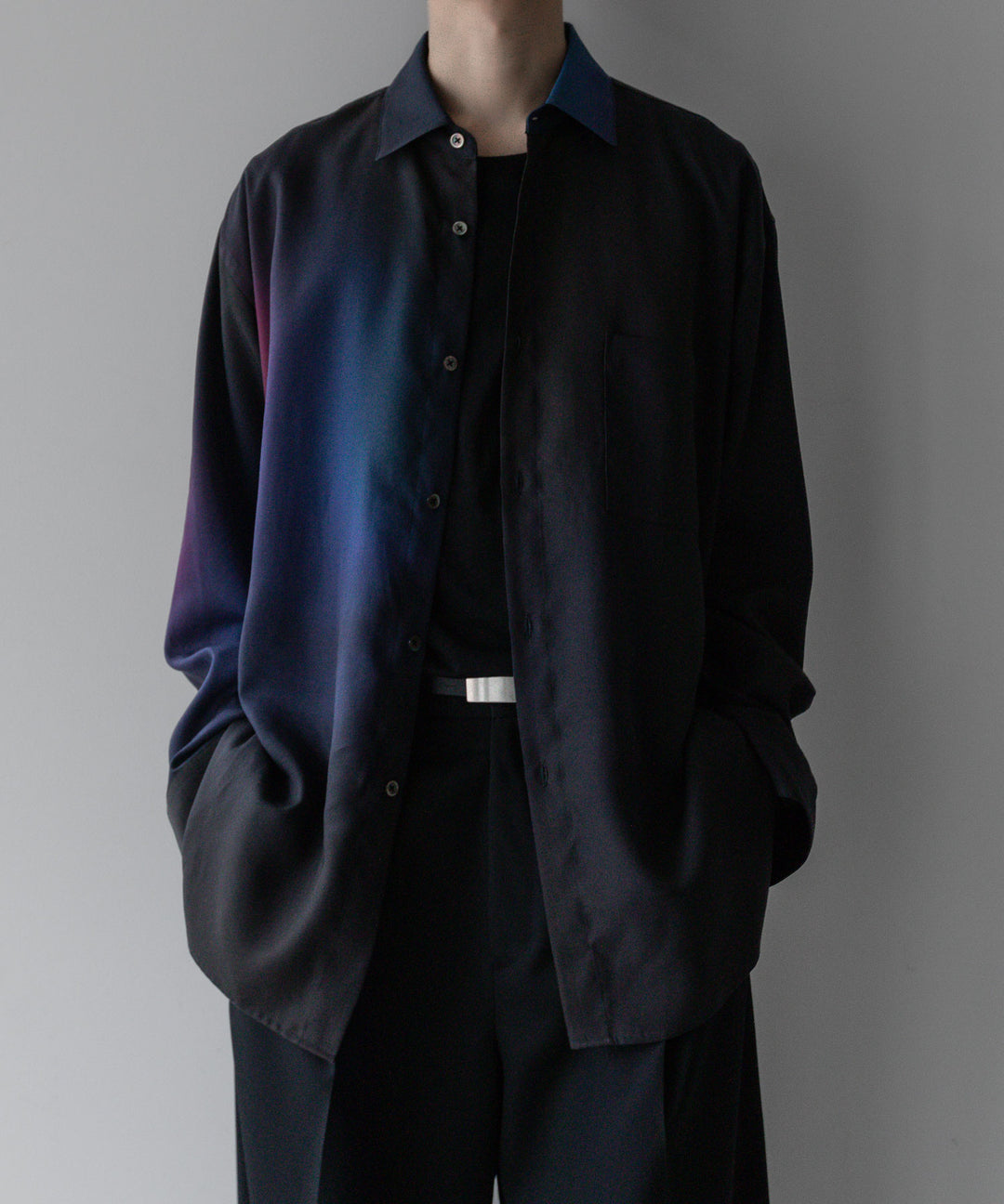 【stein】ssstein シュタインのOVERSIZED TENCEL LS SHIRT - GRADATION公式通販サイトsession福岡セレクトショップ