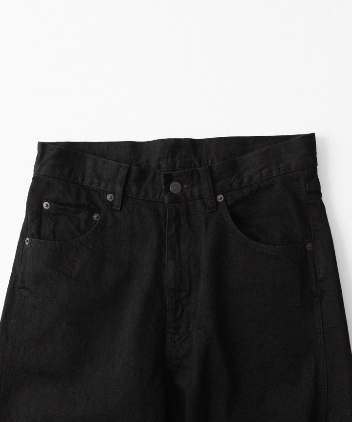 ANTHEM A-アンセムエーのTWIST LINE STRAIGHT JEANSのBLACK公式通販サイトsession福岡セレクトショップ