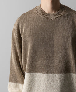 ssstein(シュタイン)の24AWコレクション MOHAIR GLITTER KNIT COMBINATION LS - OFF 公式通販サイトsession福岡セレクトショップ