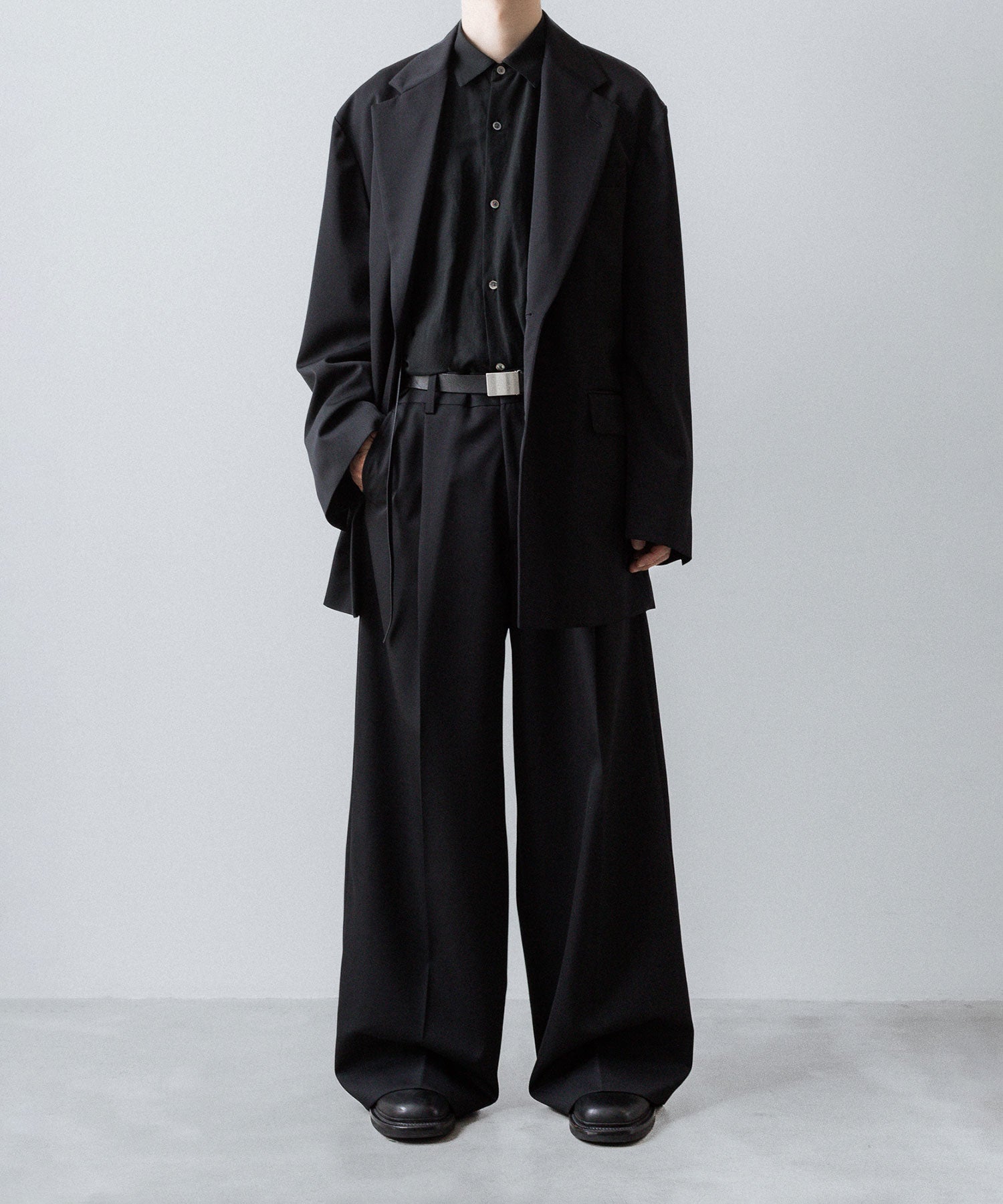 ssstein(シュタイン)のOVERSIZED SINGLE BREASTED LONG JACKET - BLACKの公式通販サイトsession福岡セレクトショップ