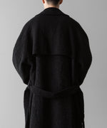 画像をギャラリービューアに読み込む, 【Fujimoto】REVERSIBLE LESS SEWING COAT - BLACK
