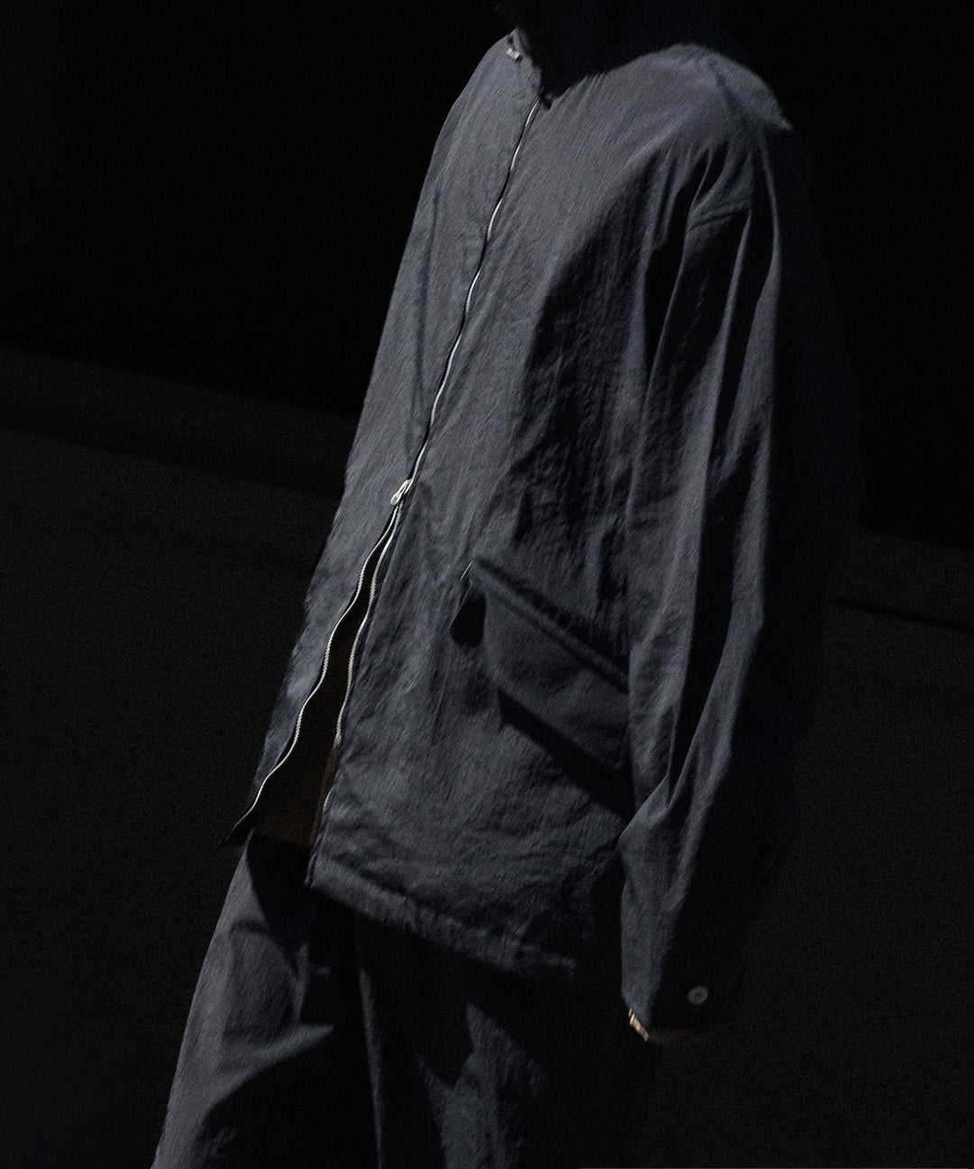 paratrait-パラトレイトのBARK SKIN BLOUSONのCHARCOAL公式通販サイトsession福岡セレクトショップ