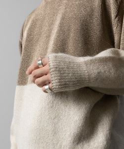 ssstein(シュタイン)の24AWコレクション MOHAIR GLITTER KNIT COMBINATION LS - OFF 公式通販サイトsession福岡セレクトショップ