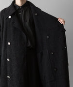 画像をギャラリービューアに読み込む, 【Fujimoto】REVERSIBLE LESS SEWING COAT - BLACK
