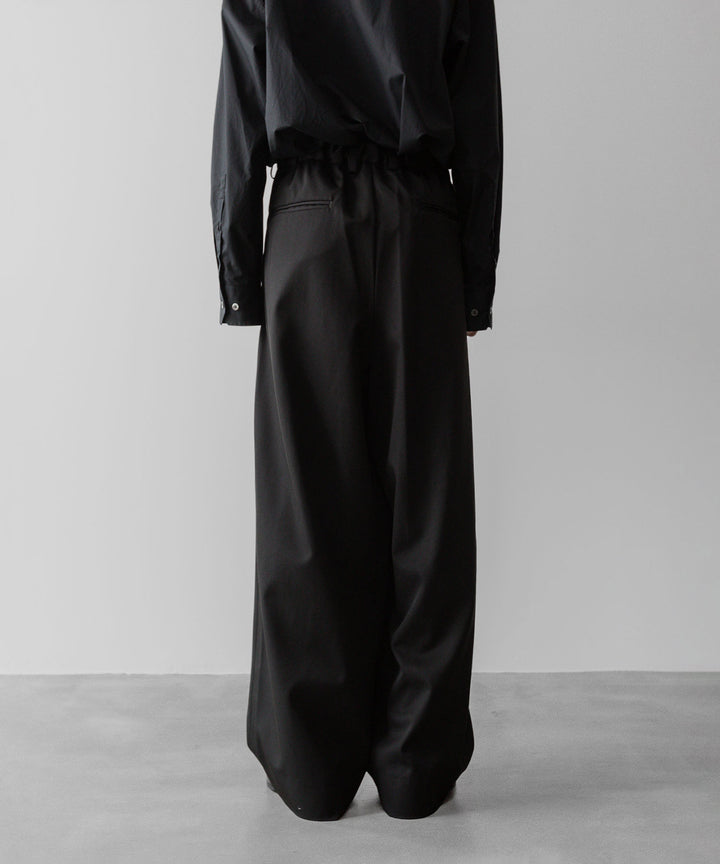 ssstein(シュタイン)の24AWコレクション OVERTUCKED EXTRA WIDE TROUSERS - DARK CHARCOAL 公式通販サイトsession福岡セレクトショップ