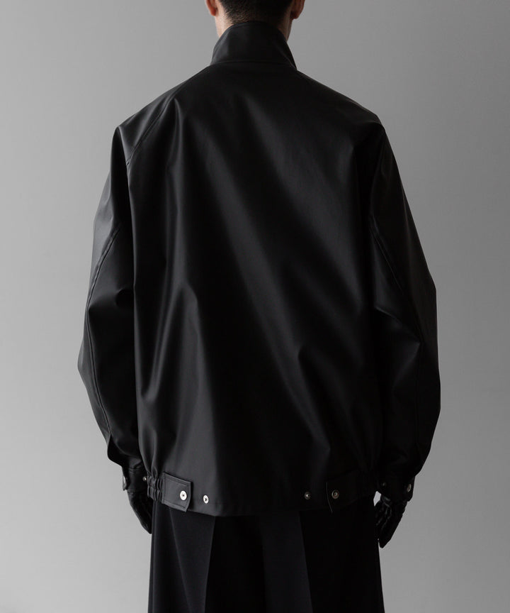 stein(シュタイン)の24SSコレクションSTAND COLLAR ZIP BLOUSONのBLACK(COATING)