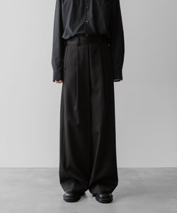 ssstein(シュタイン)の24AWコレクション OVERTUCKED EXTRA WIDE TROUSERS - DARK CHARCOAL 公式通販サイトsession福岡セレクトショップ