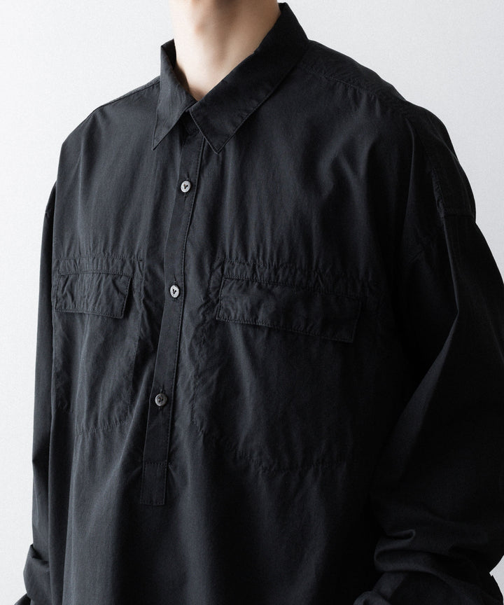The Viridi-anneザ ヴィリディアンのCO/LY  TYPEWRITER PO SHIRTのBLACK公式通販サイトsession福岡セレクトショップ