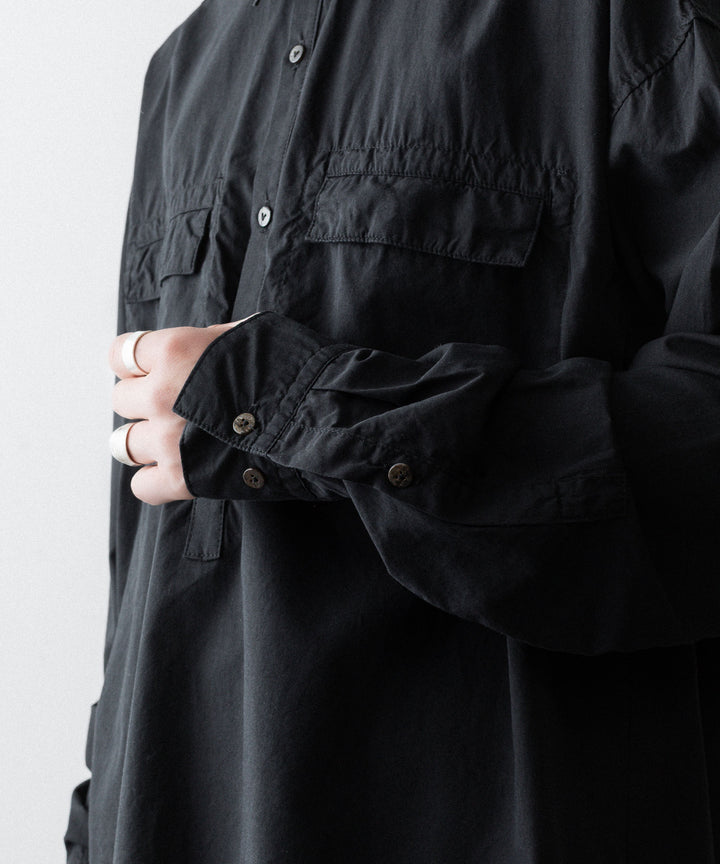 The Viridi-anneザ ヴィリディアンのCO/LY  TYPEWRITER PO SHIRTのBLACK公式通販サイトsession福岡セレクトショップ