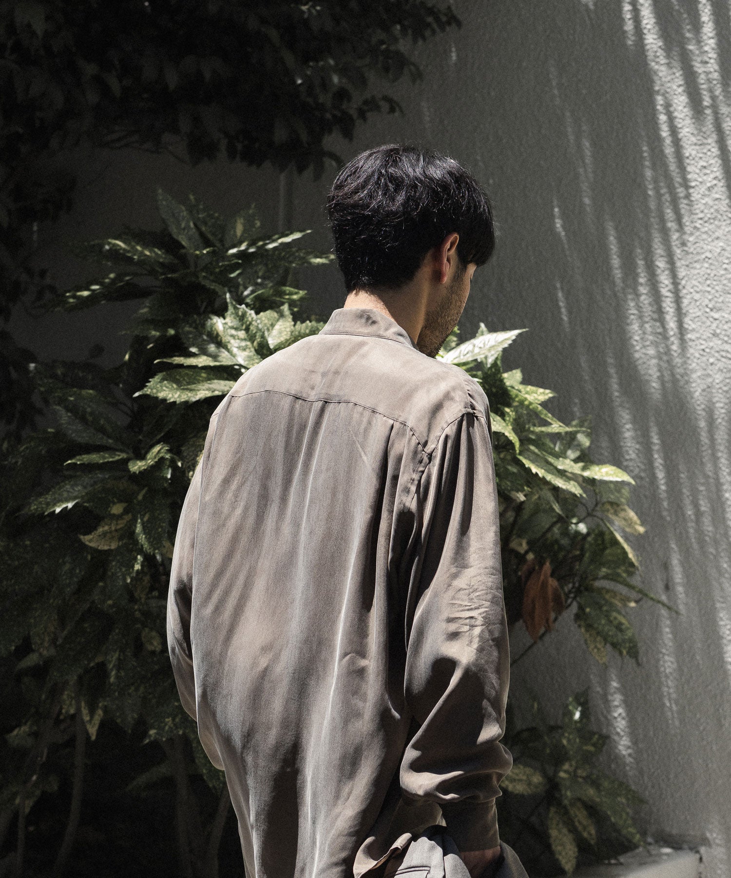 【THE ALFEE】35周年★Perfect Burn ボタン付きシャツ ssstein / シュタイン】CUPRO FIBRIL OVERSIZED LS SHIRT - KHAKI