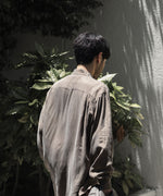 画像をギャラリービューアに読み込む, ssstein(シュタイン)のCUPRO FIBRIL OVERSIZED LS SHIRT - KHAKIの公式通販サイトsession福岡セレクトショップ
