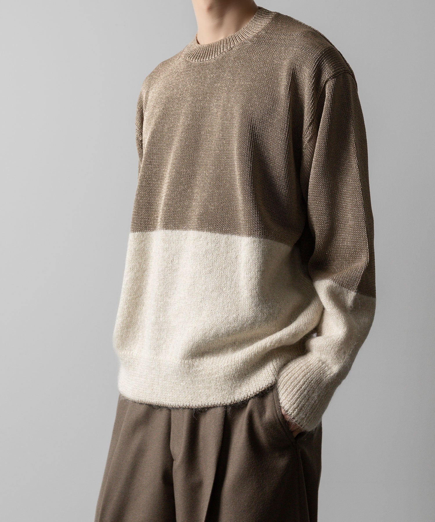 ssstein(シュタイン)の24AWコレクション MOHAIR GLITTER KNIT COMBINATION LS - OFF 公式通販サイトsession福岡セレクトショップ