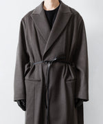 画像をギャラリービューアに読み込む, ssstein(シュタイン)のOVERSIZED MAXI-LENGTH PEAK LAPEL COAT - GREY KHAKIの公式通販サイトsession福岡セレクトショップ
