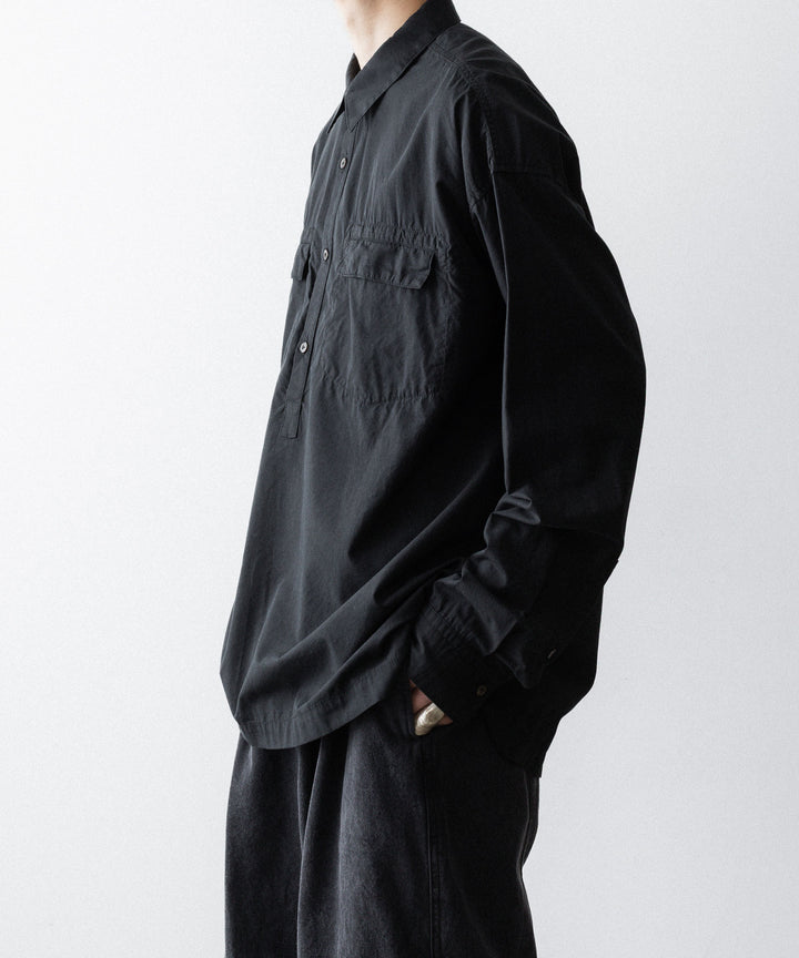 The Viridi-anneザ ヴィリディアンのCO/LY  TYPEWRITER PO SHIRTのBLACK公式通販サイトsession福岡セレクトショップ