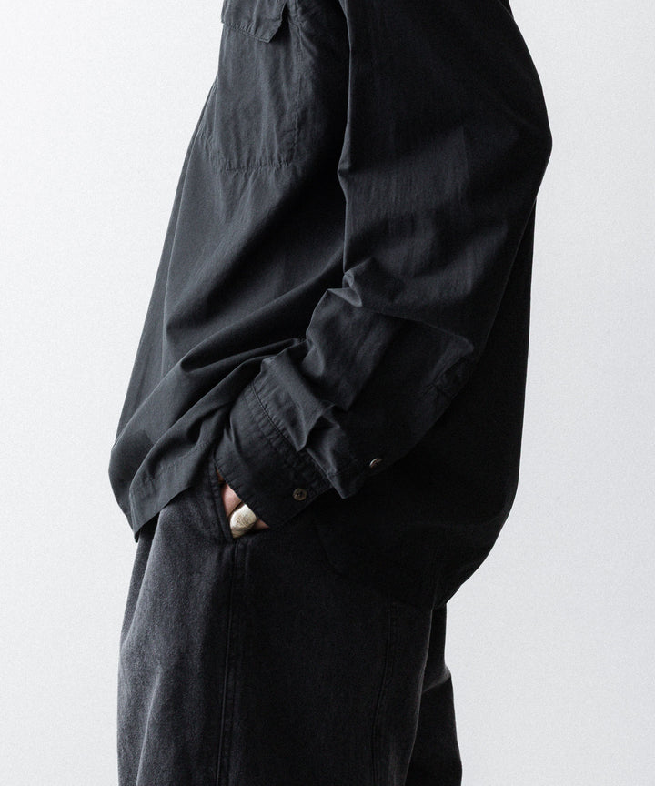 The Viridi-anneザ ヴィリディアンのCO/LY  TYPEWRITER PO SHIRTのBLACK公式通販サイトsession福岡セレクトショップ