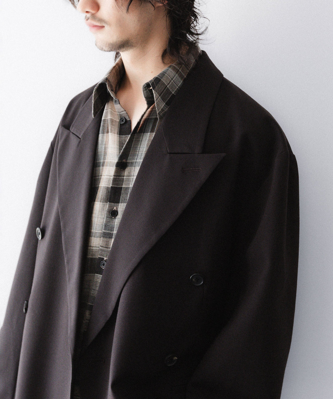 CODA -コーダのBROWN WOOL CUT OFF DOUBLE BREASTED LENTO BLAZERのBROWN公式通販サイトsession福岡セレクトショップ