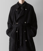 画像をギャラリービューアに読み込む, 【Fujimoto】REVERSIBLE LESS SEWING COAT - BLACK
