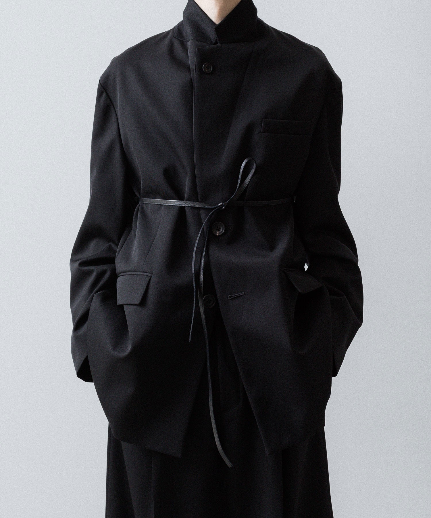 ssstein(シュタイン)のOVERSIZED SINGLE BREASTED LONG JACKET - BLACKの公式通販サイトsession福岡セレクトショップ