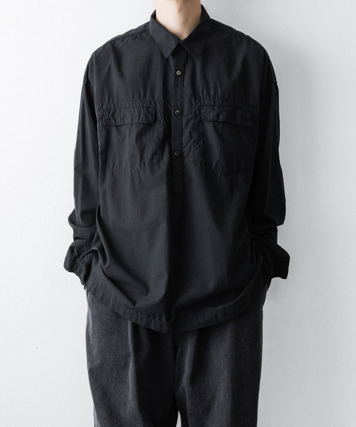 The Viridi-anneザ ヴィリディアンのCO/LY  TYPEWRITER PO SHIRTのBLACK公式通販サイトsession福岡セレクトショップ