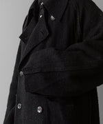 画像をギャラリービューアに読み込む, 【Fujimoto】REVERSIBLE LESS SEWING COAT - BLACK
