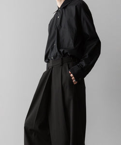 ssstein(シュタイン)の24AWコレクション OVERTUCKED EXTRA WIDE TROUSERS - DARK CHARCOAL 公式通販サイトsession福岡セレクトショップ