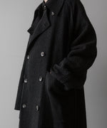 画像をギャラリービューアに読み込む, 【Fujimoto】REVERSIBLE LESS SEWING COAT - BLACK
