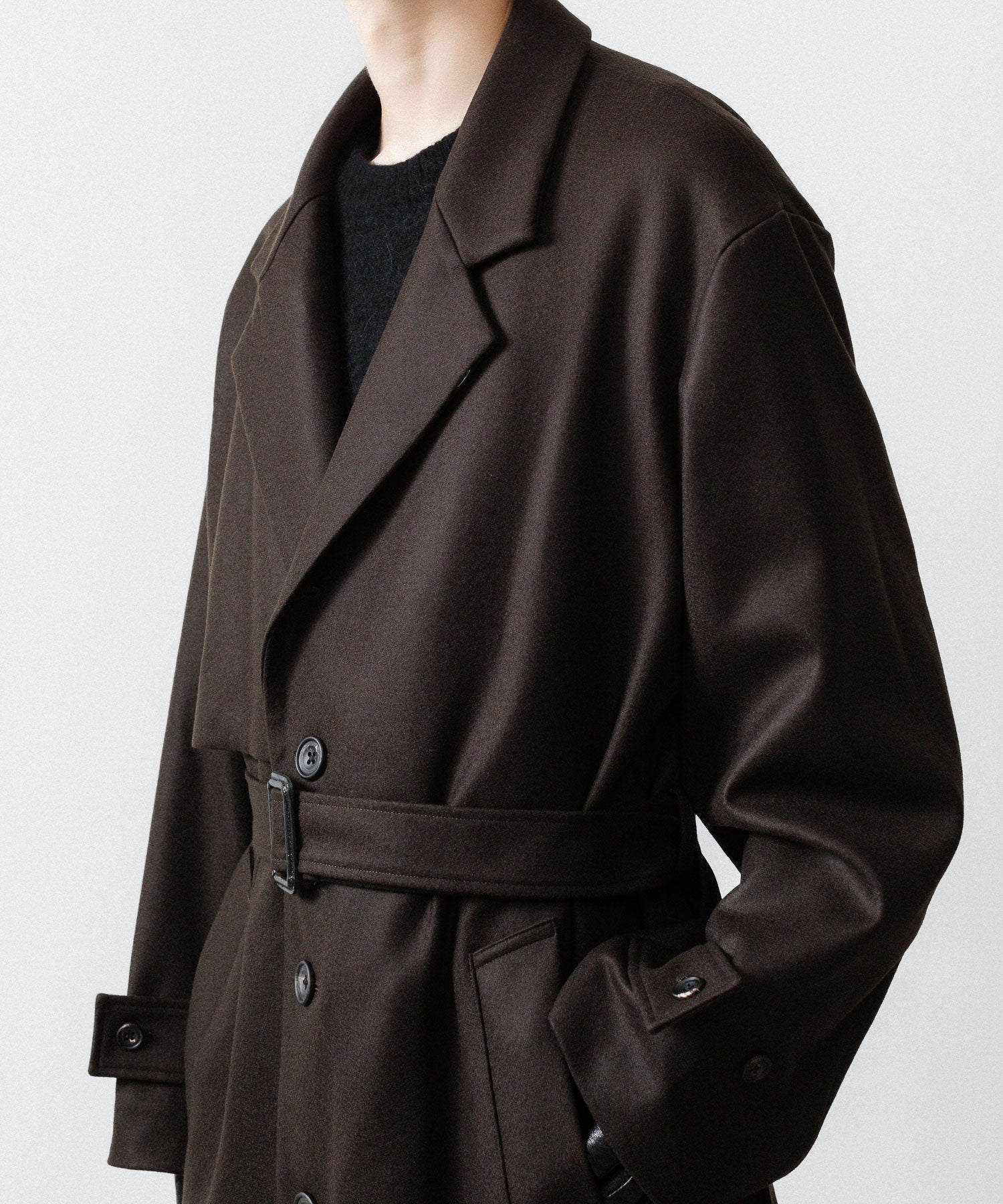 ssstein シュタイン LAY CHESTER COATの GREY BROWN公式通販サイトsession福岡セレクトショップ