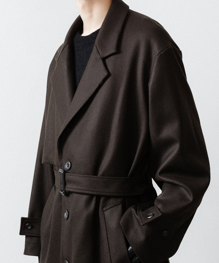 ssstein シュタイン LAY CHESTER COATの GREY BROWN公式通販サイトsession福岡セレクトショップ