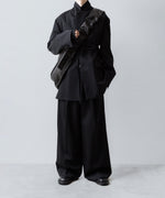 画像をギャラリービューアに読み込む, ssstein(シュタイン)のGOAT LEATHER SHIRRING HANDLE SHOULDER BAG - BLACKの公式通販サイトsession福岡セレクトショップ
