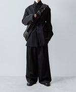 画像をギャラリービューアに読み込む, ssstein(シュタイン)のOVERSIZED SINGLE BREASTED LONG JACKET - BLACKの公式通販サイトsession福岡セレクトショップ
