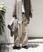 画像をギャラリービューアに読み込む, ssstein(シュタイン)の DEFORMATION WIDE COLOR DENIM PANTS - BEIGEの公式通販サイトsession福岡セレクトショップ
