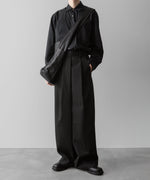 画像をギャラリービューアに読み込む, ssstein(シュタイン)の24AWコレクション OVERSIZED DOWN PAT SHIRT - BLACK 公式通販サイトsession福岡セレクトショップ
