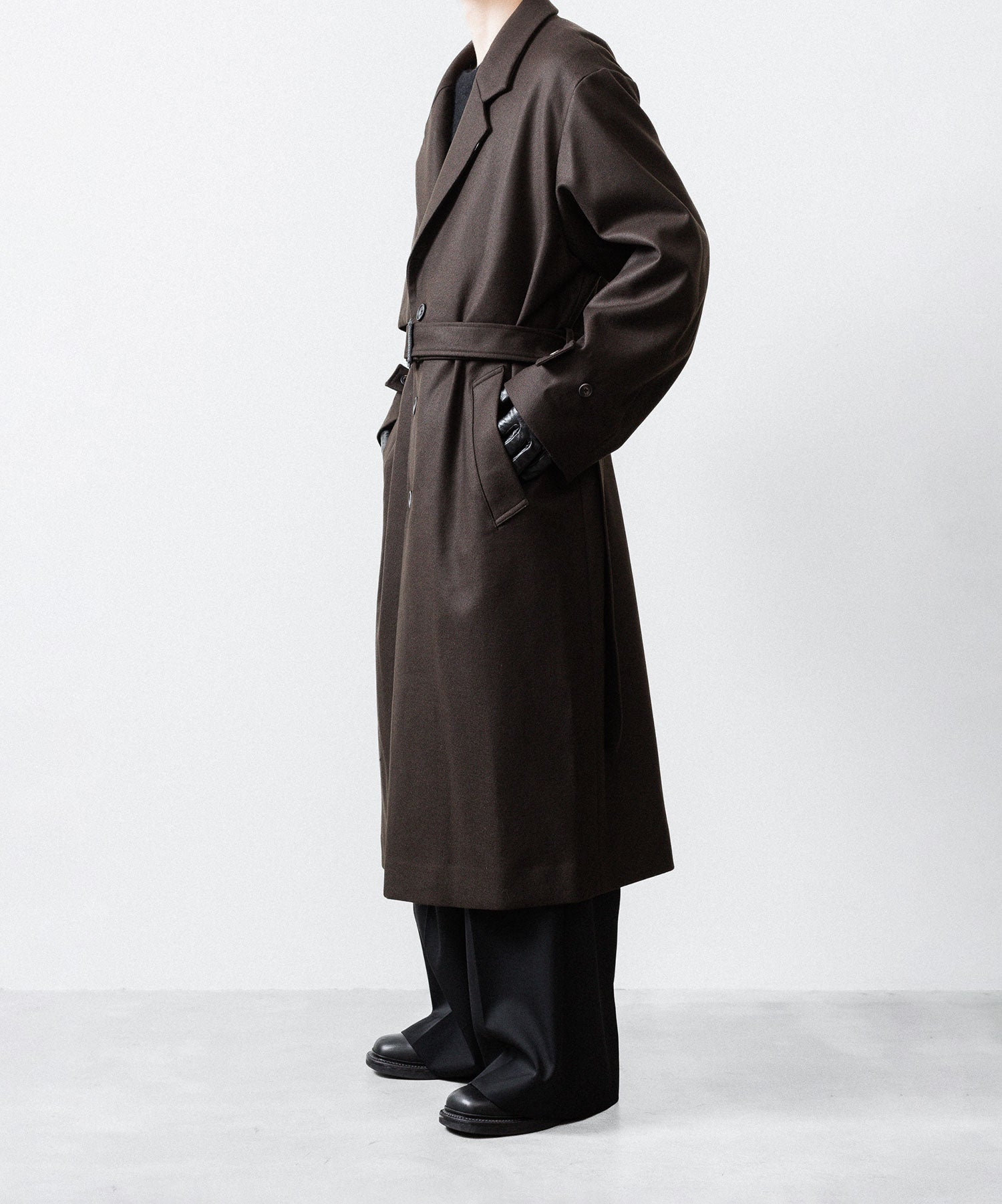 ssstein シュタイン LAY CHESTER COATの GREY BROWN公式通販サイトsession福岡セレクトショップ