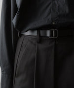 画像をギャラリービューアに読み込む, ssstein(シュタイン)の24AWコレクション LEATHER BELT(RECTANGLE BUCKLES) - BLACK 公式通販サイトsession福岡セレクトショップ
