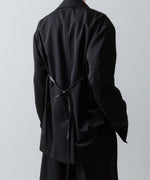 画像をギャラリービューアに読み込む, ssstein(シュタイン)のOVERSIZED SINGLE BREASTED LONG JACKET - BLACKの公式通販サイトsession福岡セレクトショップ
