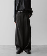 画像をギャラリービューアに読み込む, ssstein(シュタイン)の24AWコレクション OVERTUCKED EXTRA WIDE TROUSERS - DARK CHARCOAL 公式通販サイトsession福岡セレクトショップ
