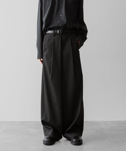 ssstein(シュタイン)の24AWコレクション OVERTUCKED EXTRA WIDE TROUSERS - DARK CHARCOAL 公式通販サイトsession福岡セレクトショップ