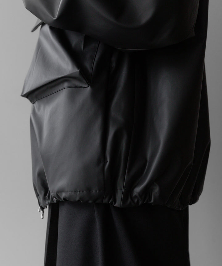 stein(シュタイン)の24SSコレクションHOODED SHORT JACKETのBLACK(CORTING)  代替テキストを編集