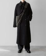 画像をギャラリービューアに読み込む, 【Fujimoto】REVERSIBLE LESS SEWING COAT - BLACK
