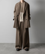 画像をギャラリービューアに読み込む, ssstein(シュタイン)の24AWコレクション OVERSIZED PEAK LAPEL JACKET - DARK BEIGE 公式通販サイトsession福岡セレクトショップ
