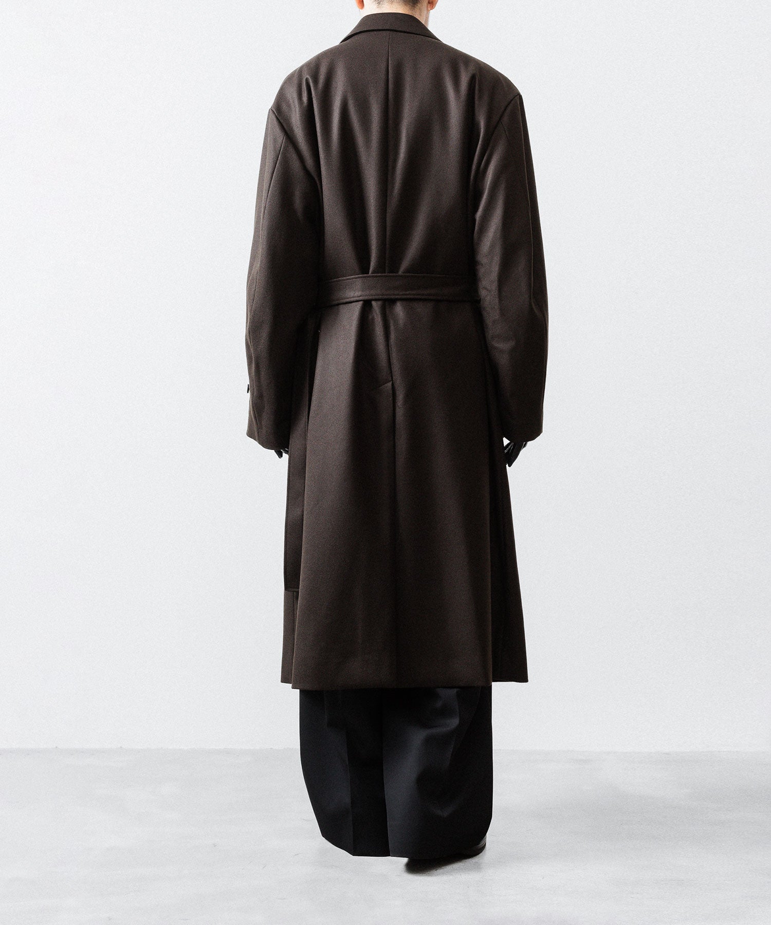 ssstein / シュタイン】LAY CHESTER COAT - GREY BROWN | 公式