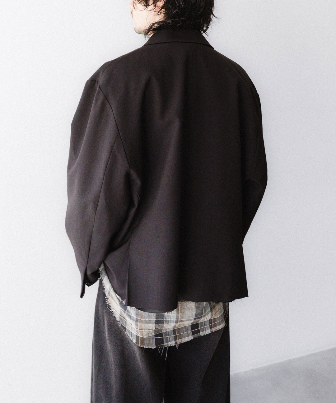 CODA -コーダのBROWN WOOL CUT OFF DOUBLE BREASTED LENTO BLAZERのBROWN公式通販サイトsession福岡セレクトショップ